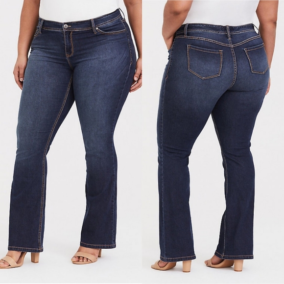 torrid Denim - Torrid Slim Boot Jean Medium Wash 18T Tall